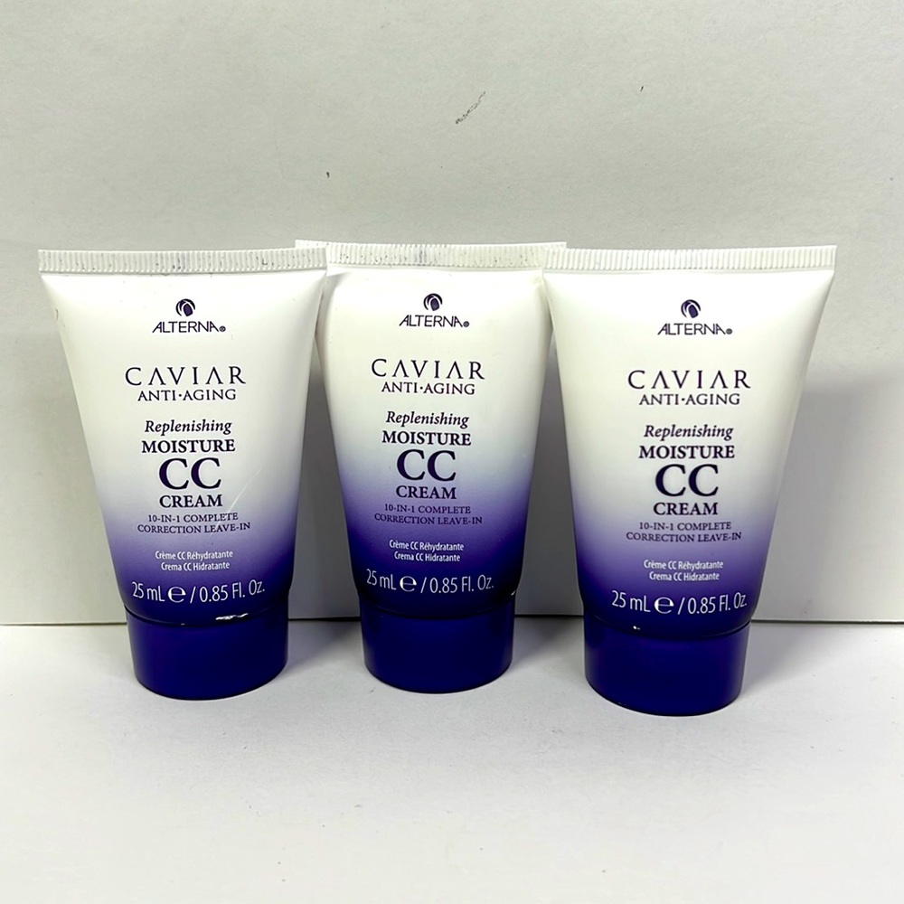 Alterna Caviar Anti-aging Replenishing Moisture CC Cream bundle of 3pc